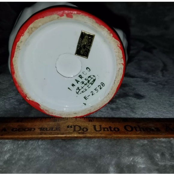 Adorable vintage Santa lantern ceramic Inarco MCM - Picture 3 of 5